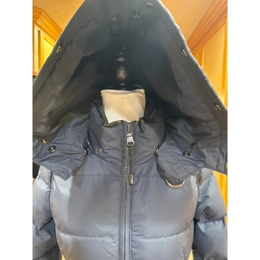 Pajar Panther Navy Blue Insulated Long Coat/Jacket Parka Size XS - Picture 3 of 13